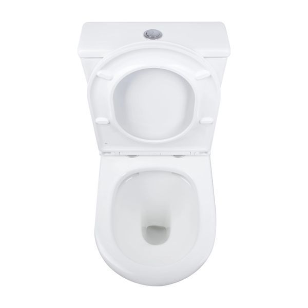 Чаша унітазу-компакту Mixxus Bevel-0405-R Bowl 605х370х800 Rimless без сидіння (MI8352) MI8352 фото