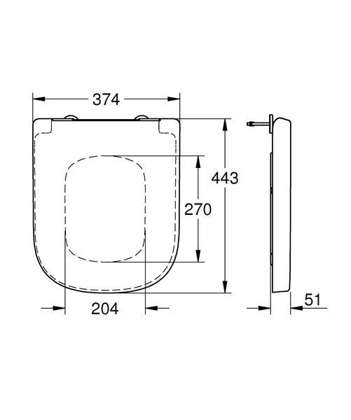 Сидіння для унітазу Grohe Euro Ceramic (39330001) 39330001 фото