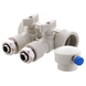 Колектор розподільний 2-way з фітингом Koer K0190.PRO - 40x20 PPR (KP2555) KP2555 фото 1