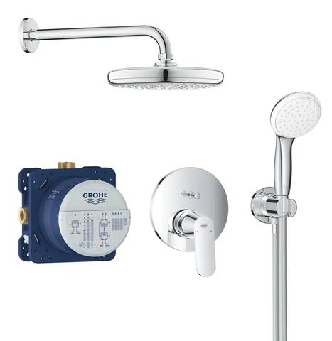 Душова система прихованого монтажу зі змішувачем Grohe Eurosmart Cosmopolitan (25219001) 25219001 фото