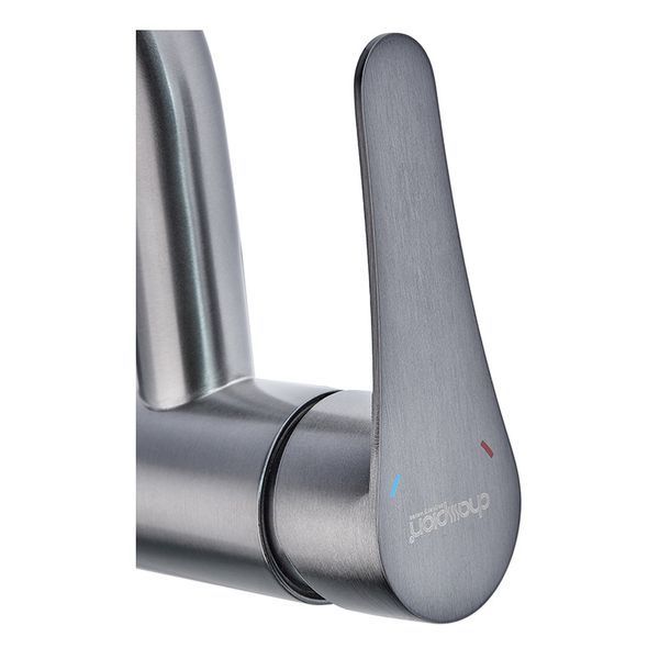 Змішувач для умивальника Champion SAP-001-B Graphite (нерж. сталь) (CH6159) CH6159 фото