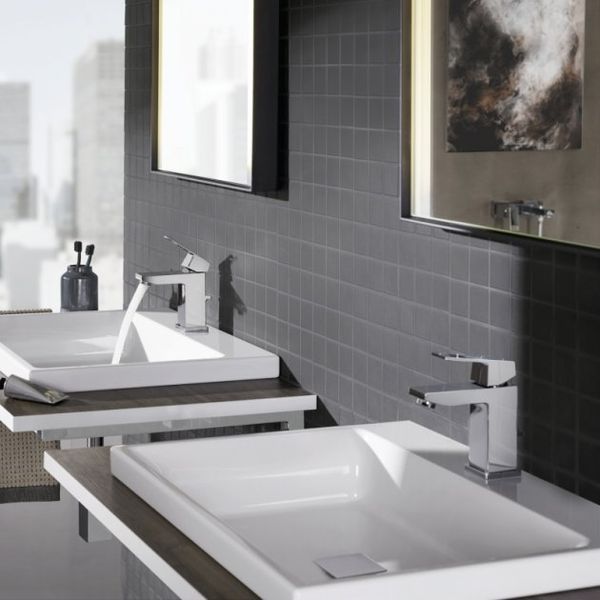 Змішувач для умивальника з дон. клапаном Grohe Eurocube (23127000) 23127000 фото