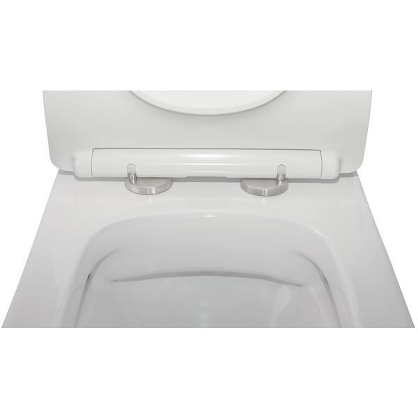 Чаша унітазу-компакту Mixxus Quadro-0403-R Bowl 640х360х835 Rimless без сидіння (MI8341) MI8341 фото