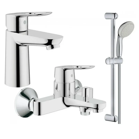 Набір змішувачів для ванни S-Size Grohe BauLoop (123214S) 123214S фото