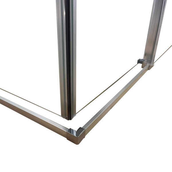 Душова кабіна без піддону Koer SR SC03-90x90x200-TR-01 прозоре скло Easy Clean 6мм, хром (KR5356) KR5356 фото