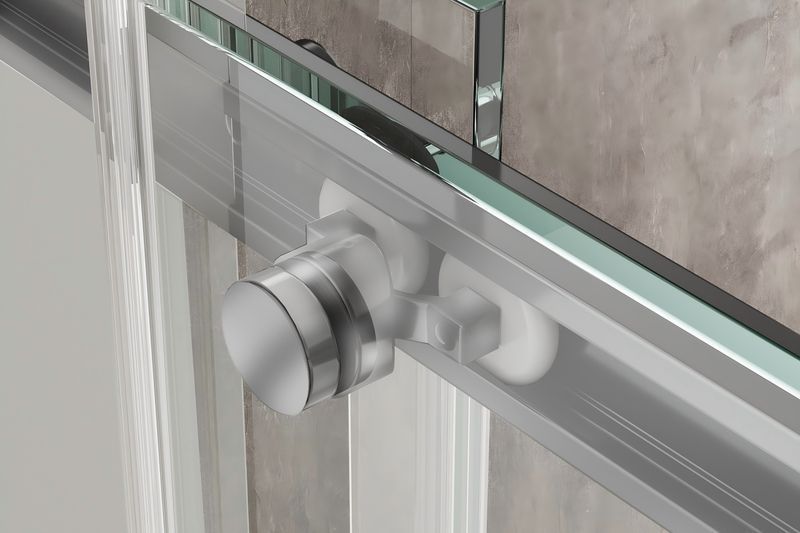 Душова кабіна без піддону Koer SR SC03-90x90x200-TR-01 прозоре скло Easy Clean 6мм, хром (KR5356) KR5356 фото