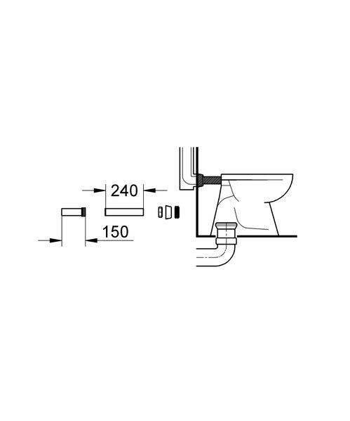 Впускний гарнітур Grohe (37102SH0) 37102SH0 фото