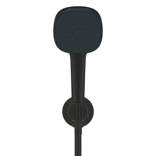 Душовий набір з настінним ручним душем Grohe Tempesta Cube 110 3 режими, чорний матовий (269102433) 269102433 фото