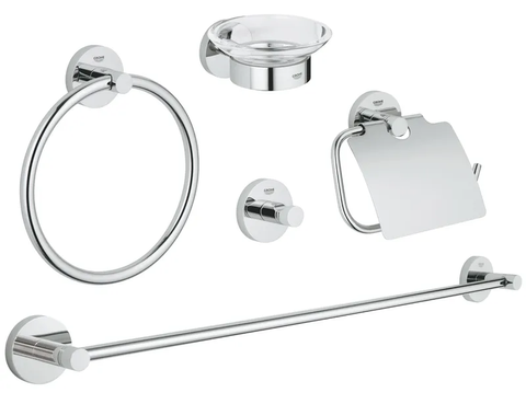 Набір аксесуарів 5 в 1 Grohe Essentials New (40344001) 40344001 фото