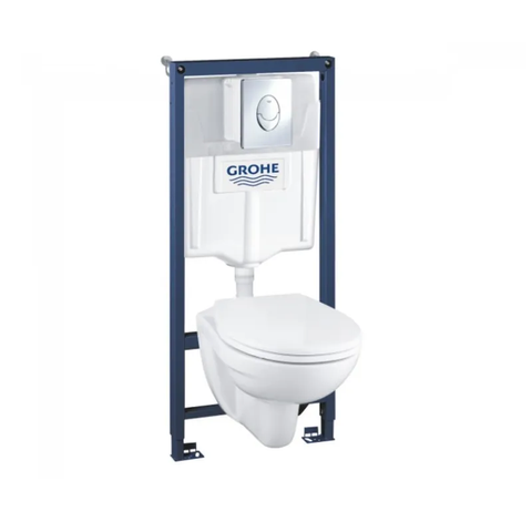 Інсталяційна система з підвісним унітазом 4-в-1 Grohe Solido Compact (39400000) 39400000 фото
