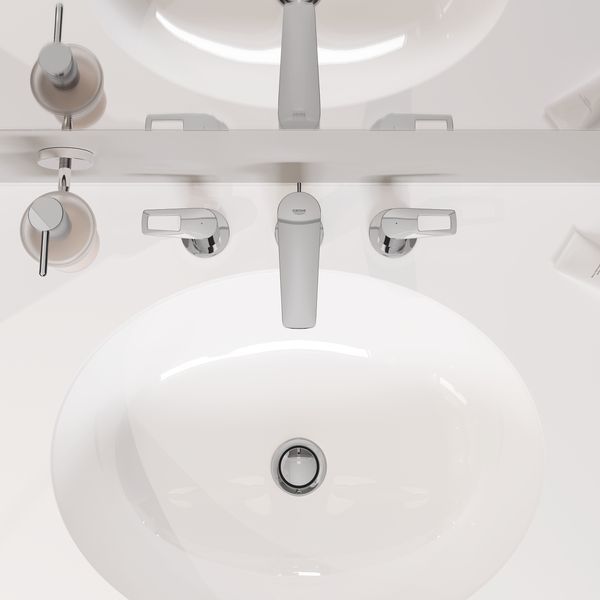 Вбудована раковина 55 Grohe Bau Ceramic (39423000) 39423000 фото