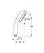 Ручний душ, 2 режими струменя Grohe New Tempesta Classic (26161001) 26161001 фото 2