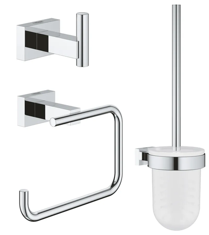 Набір аксесуарів 3 в 1 Grohe Essentials Cube New (40757001) 40757001 фото