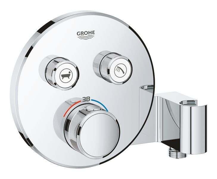 Термостат прихованого монтажу на 2 споживача Grohe Grohtherm SmartControl (29120000) 29120000 фото