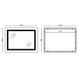 Дзеркало Mixxus WARM MR02-120x80 з Led Touch, Anti-fog, димером, регулятором яскравості, годинником MI6001 фото 10