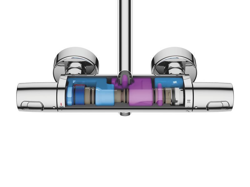 Душова система з термостатом для душа Grohe Euphoria System (26075001) 26075001 фото