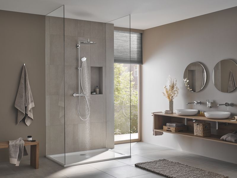Душова система з термостатом для душа Grohe Euphoria System (26075001) 26075001 фото