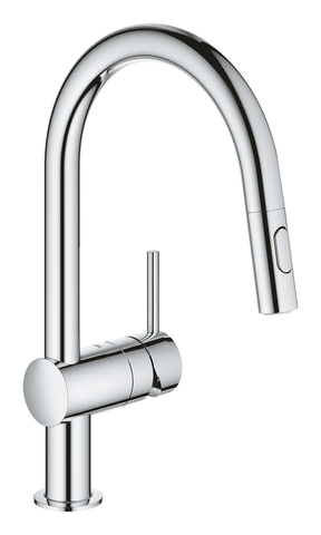 Змішувач для кухні з висувним виливом Grohe Minta (32321002) 32321002 фото