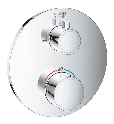 Термостат прихованого монтажу на 2 споживача Grohe Grohtherm Convent. Concealed (24077000) 24077000 фото