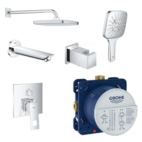 Набір для комплектації вани з Tempesta Cube 250 Grohe Eurocube (26415SC6) 26415SC6 фото