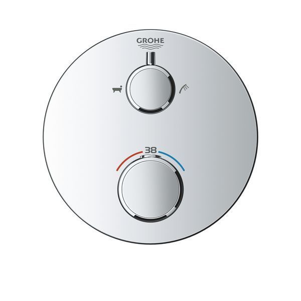 Термостат прихованого монтажу на 2 споживача Grohe Grohtherm Convent. Concealed (24077000) 24077000 фото