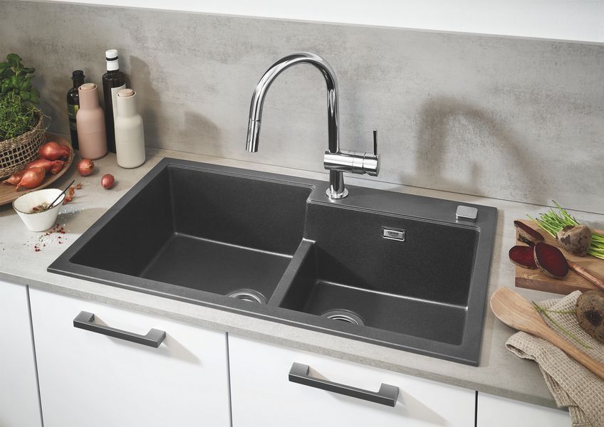 Змішувач для кухні з висувним виливом Grohe Minta (32321002) 32321002 фото
