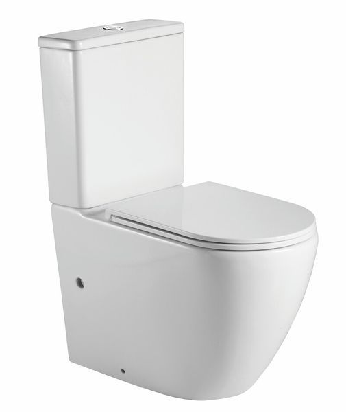 Чаша унітазу-компакту Mixxus Premium Ellipse-0402-R Bowl 660х390х855 Rimless без сидіння (MI8346) MI8346 фото