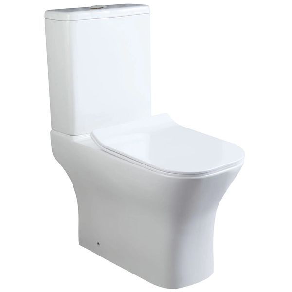Чаша унітазу-компакту Mixxus Style-0404-T3 Bowl 650x350x830 Tornado 3.0 без сидіння (MI8357) MI8357 фото