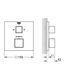 Термостат прихованого монтажу на 2 споживача Grohe Grohtherm Cube (24155000) 24155000 фото 5
