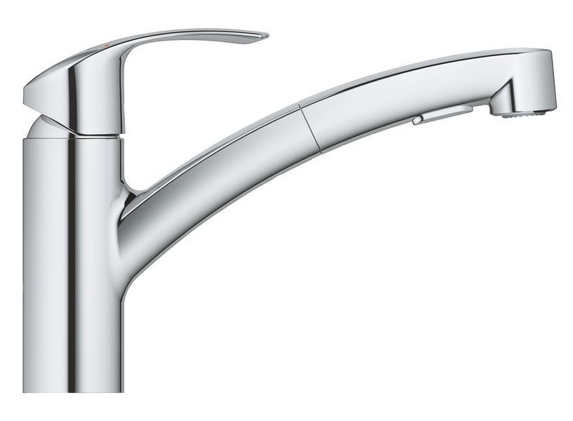 Змішувач для кухні з висувним виливом Grohe Eurosmart (30305000) 30305000 фото