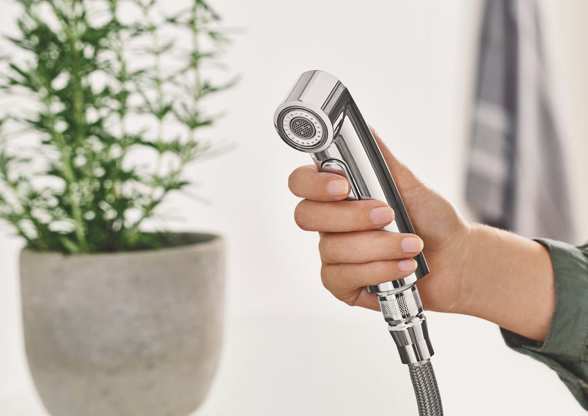 Змішувач для кухні з висувним виливом Grohe Eurosmart (30305000) 30305000 фото