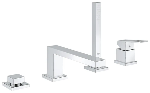 Змішувач на борт ванни на 4 отвори Grohe Eurocube (19897001) 19897001 фото