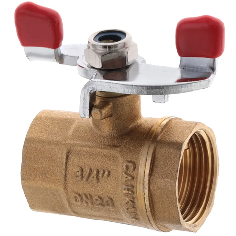 Кран кульовий СК 3/4" ГГБ М/Н art. 602 (WP0110) WP0110 фото