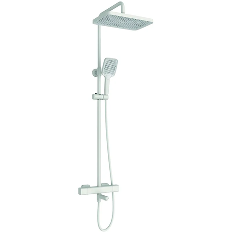 Душова колона Mixxus Premium VIRGO 009-J WHITE з термостичним змішувачем,3 функції (MI6648) MI6648 фото