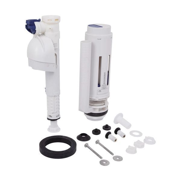 Бачок до унітазу-компакту Mixxus Ellipse-0403-T3 Tank 640х360х835 зі зливною арматурою (MI8318) MI8318 фото