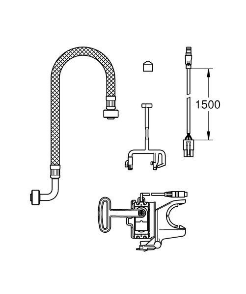 Монтажний комплект Grohe (46944001) 46944001 фото
