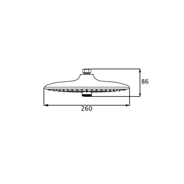Верхній душ 260 мм 3 режими струмені Grohe Euphoria 260 (26455000) 26455000 фото