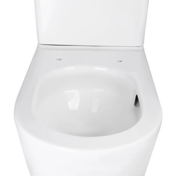 Чаша унітазу-компакту Mixxus Premium Bevel-0401-T1 Bowl 625х390х845 Tornado 1.0 без сидіння (MI8348 MI8348 фото