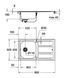 Кухонна мийка Grohe EX-2 Sink K401 (31566SD0) 31566SD0 фото 7