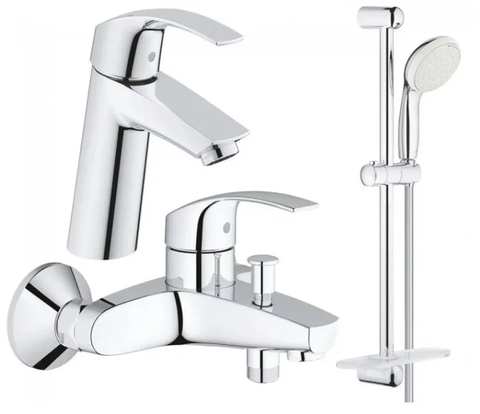 Набір змішувачів Grohe Eurosmart M-Size для ванної кімнати (123246M) 123246M фото