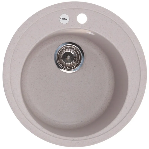 Мийка кухонна Zerix ZS-510R-07 Мармурова (ZX4534) ZX4534 фото