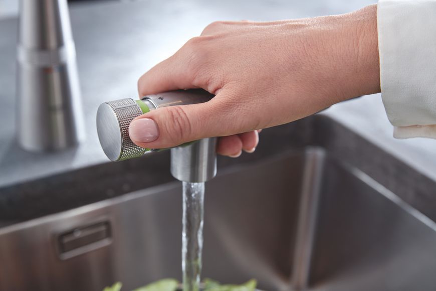 Змішувач для кухні з висувним виливом Grohe Zedra SmartControl (31593DC2) 31593DC2 фото