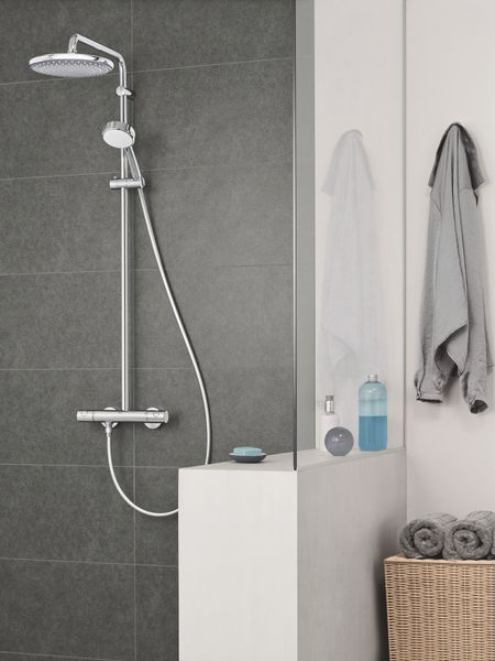 Душова система з термостатом для душа Grohe New Tempesta Cosmop. System (26670000) 26670000 фото