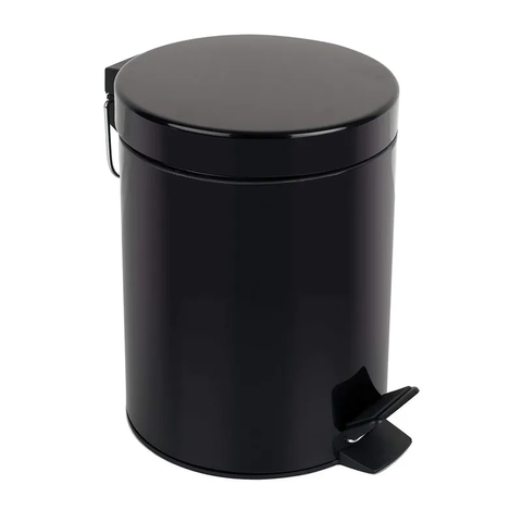 Відро для сміття 5 л Zerix Strong MB0105 Black (ZX4625) ZX4625 фото