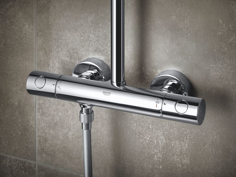 Душова система з термостатом для душа Grohe New Tempesta Cosmop. System (26670000) 26670000 фото