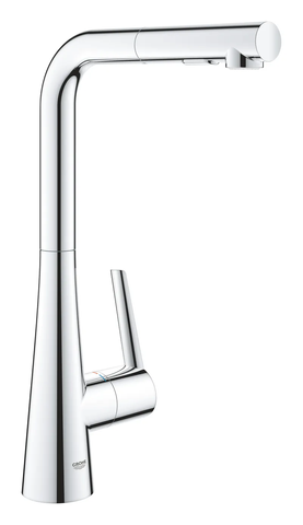 Змішувач для кухні з висувним виливом Grohe Zedra (32553002) 32553002 фото