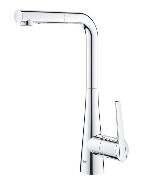 Змішувач для кухні з висувним виливом Grohe Zedra (32553002) 32553002 фото