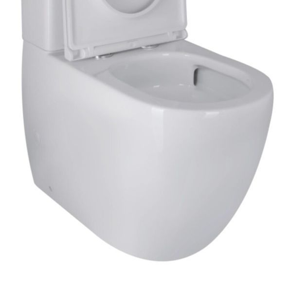 Чаша унітазу-компакту Mixxus Premium Ellipse-0401-T1 Bowl 630х390х840 Tornado 1.0 без сидіння (MI83 MI8344 фото