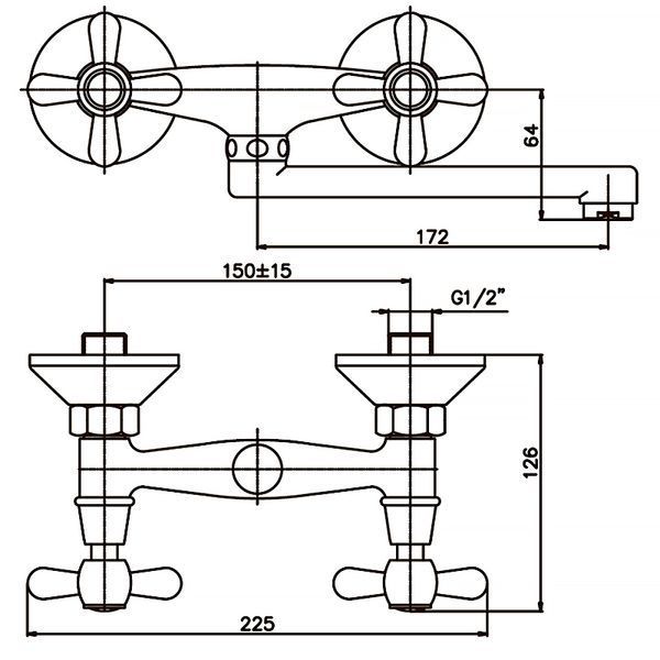 Змішувач для кухні Haiba Dominox 361 матовий (HB0093) HB0093 фото