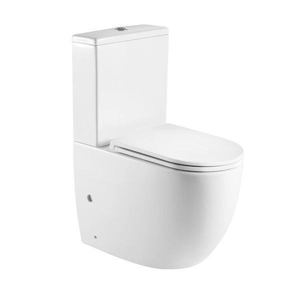 Чаша унітазу-компакту Mixxus Premium Ellipse-0401-T1 Bowl 630х390х840 Tornado 1.0 без сидіння (MI83 MI8344 фото